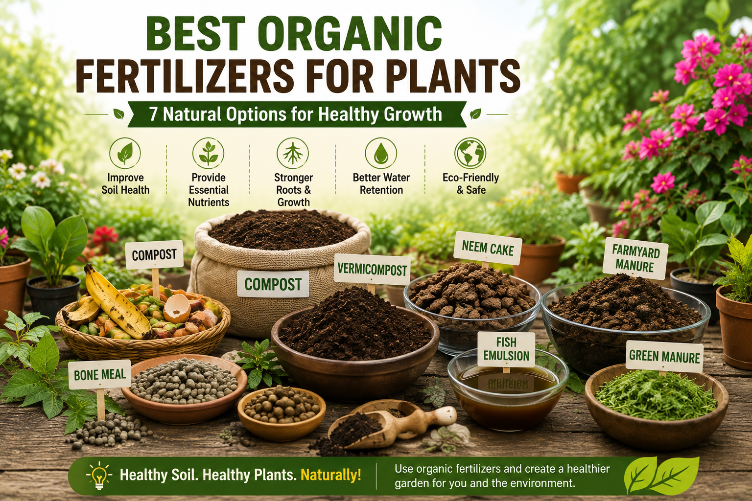 Best organic fertilizers for plants