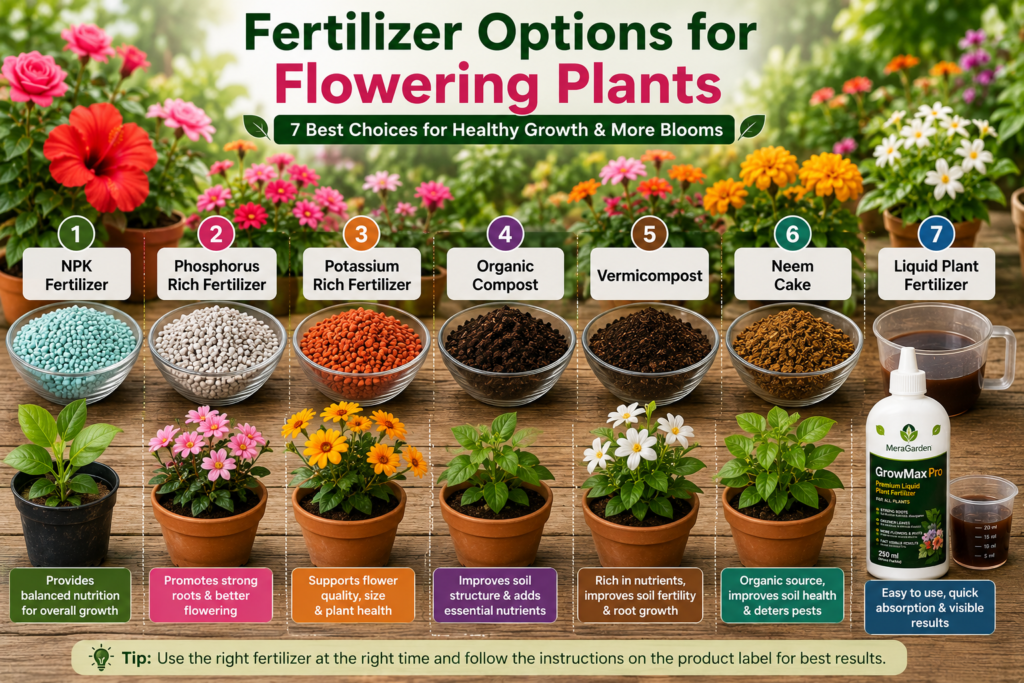 fertilizer options for flowering plants