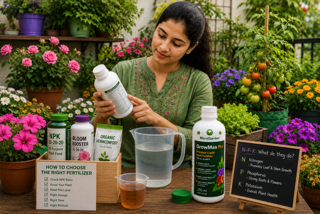 how to choose the right fertilizer for your plants