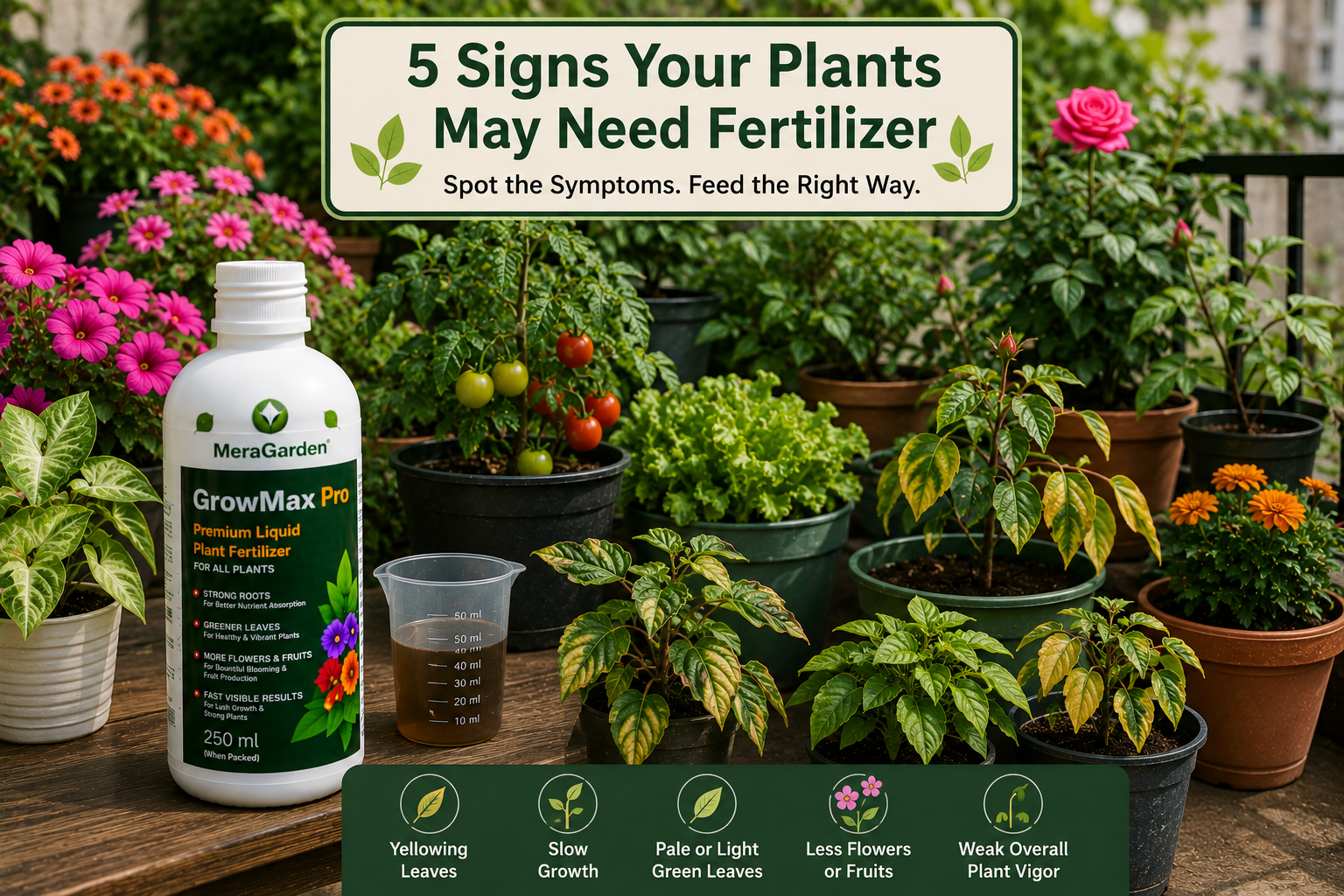 signs your plants need fertilizer